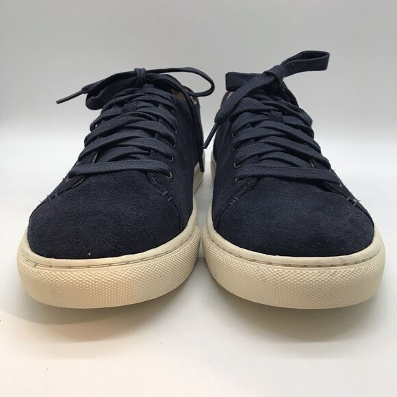 Polo Ralph Lauren Jermain Suede Sneakers Men\'s 12 D Navy Blue Lace Up Low Shoes main image 4